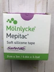 Molnlycke Mepitac Soft Silicone Tape 2CM X 3M (0.8" 3.3YD) 298300 New. Fixed Price $24.24.