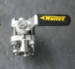 Whitey SS-62XTF4 Piece 3-WAY Ball Valve. Fixed Price $74.99.
