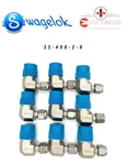 QTY:9 New Swagelok, P.n.: SS-400-2-8, 1/4 Tube X 1/2 Mnpt Elbow Fittings!. Fixed Price $80.00.