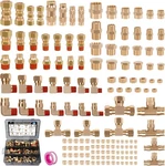150PCS Brass Dot Push-to-connect Fittings & Compression Air Nylon Tubing. Fixed Price $135.90.