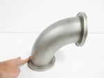 Mks Hps 100764610 90 Degree Elbow Fitting NW100 Size Iso-mf Flange Smooth Radius. Fixed Price $136.21.