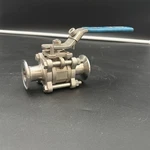 1" Sanitary 316SS Tri-clamp Flanged Pc Manual Ball Valve 1000WOG. Fixed Price $37.50.