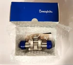 1/2" Swagelok SS-62TSC8 3 Piece Ball Valve. Sanitary Clamp Fittings. Fixed Price $105.00.