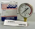 New 2.5 Usg Ametek Welding Gauge Acetylene Regulator 0-30 Psi Part #CU-2581-HQ. Fixed Price $19.95.