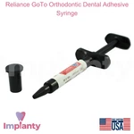 Reliance Goto 0RTHODONTIC Dental Adhesive Syrlnge Light Cure Translucent Finish. Fixed Price $87.00.