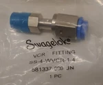New Swagelok SS-4-WVCR-1-4 Fitting Male Connector 1/4 X Mnpt. Fixed Price $49.95.