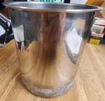 Crest Mfg BM-03 Stainless Steel Container Stock Pot 7 1/4 H X 3/4" Diameter. Fixed Price $14.99.