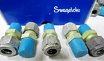 5) New Swagelok M-400-1-4 Aluminum Union 3/8" Tube X 1/4" Npt Lot Of. Fixed Price $18.74.