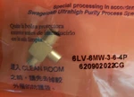 3/8 To 1/4 Micro-fit Reducer Tee, 6LV-6MW-3-6-4P Swagelok. Fixed Price $65.00.