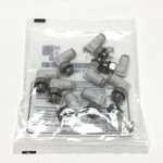 Lot Of 10 Smc KQ2L04-U01N Pneumatic Male Elbow One-touch Air Fittings, 4MM. Fixed Price $35.00.