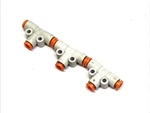 Smc KQ2T03-00A Union Tee Fitting 5/32" Push-in Tube Lot Of. Fixed Price $17.09.