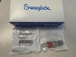 New 3/8" Swagelok SS-QC6-D1-600 Stainless Quick Connect Stem, Lot Of 2.. Fixed Price $55.00.