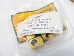 20 X Clippard Instrument Lab STO-1 Solder Tube Outlet For 1/4" Tubing. Fixed Price $15.00.