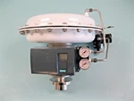 Steriflow 978SP Pneumatic Valve Actuator W/ Siemens Hart Positioner G15. Fixed Price $400.00.
