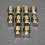 (11) Parker Cpi Steel Tubing Cap Pnbz-s, 5/16" Fitting, Tube Plug, Zinc. Fixed Price $39.95.