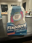 Fixodent Denture Cleanser System Kit With Proguard + Bath 36 Tablets Starter. Fixed Price $25.00.