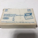 Leviton 6196WEATHERPROOF Vertical Gfi Receptacle Wallplate New. Fixed Price $9.56.