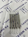 Hu-friedy XP23/W6 Expro Double End #23/W #6 Handle Dental Explorer Lot Of 5 Pcs. Fixed Price $78.00.