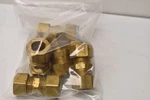 Hoke Gyrolok 1/2" Brass Flareless Tube Fittings 12U Lot Of 6. Fixed Price $34.99.