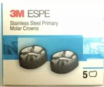 3M Espe DUR7 Upper Right 1ST Primary Molar Stainless Steel Crown Form 5/BX. Fixed Price $25.95.