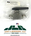 Swagelok, Whitey, SS-45TS12, 2500PSI, 3/4" Tube, 2-WAY Ball Valve, Sealed New. Fixed Price $175.00.
