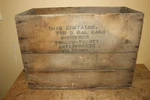 Vintage C.1930 Norwesco Anti-freeze Can Chevrolet Ford 20" Wood Crate Box Sign. Fixed Price $65.00.