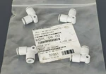 Lot Of 4 New Smc KQ2L-06-00 Union Elbow Fittings 6MM, KQ2L0600. Fixed Price $15.95.