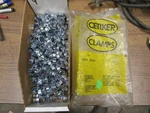 40 Nos Oetiker 1315 9/16" 2 Ear Hose Crimp Clamps Usa Blow Out Sale. Fixed Price $10.00.