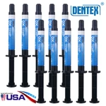 Dentex Dental Temporary Flow Light Cure Filling Composite Material Resin Blue Us. Fixed Price $28.67.