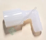 Entegris- Flouroware E6-4FN-1 Elbow Adapter 90. Fixed Price $21.49.