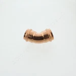 Viega 1-1/4" X 45 Elbow Zl Copper Fitting 77622. Fixed Price $11.39.