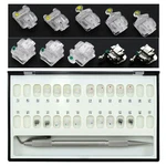 Dental Orthodontic Ceramic Self Ligating Brackets Ormco Damon Clear Roth 022 345. Fixed Price $115.99.