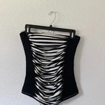 Anne Cole Black White Tube Top. Fixed Price $25.00.