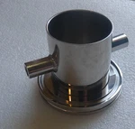 New Stainless Steel Vacuum Fitting Iso NW63 To 2-1/2" Tube With Npt Bleeds. Fixed Price $112.99.