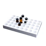 Pcs 10ML Vial Rack 40 Hole Lab Tray Holder Inch 25MM Test Tube Storage White. Fixed Price $30.53.