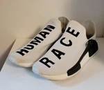 Adidas X Pharrell Williams Nmd "human Race" White Size Us 12.5. Fixed Price $104.99.