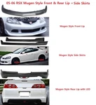 For 05-06 Rsx Mugen Style Front + Rear Bumper Lip Led Brake Light Side Skirt. Fixed Price $615.99.