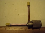 Hoke Monel Valve, Bellows Sealed, 4561Q4M, 90DEG Pattern, 1/4 Cu Tubulation. Fixed Price $100.00.