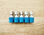 Lot Of 5: Swagelok 1/8" X 1/4" Stainless Steel Tube Fitting SS-200-1-4. Fixed Price $70.00.