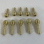 Lot Of 10 Western Enterprises # 18 Barbed Hose Nipple Brass. Fixed Price $16.99.