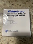 Fisherbrand Antibody Microscope Slides W/ Two 15MM Circles Cat No 22-267-104. Fixed Price $60.00.