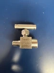Swagelok Stainless Steel Integral Bonnet Needle Valve, 0.21 Cv, 1/4 In.. Fixed Price $150.00.