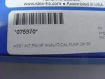 075970 Thermo Scientific Assy, Kit, Pm, Hp Analytical Pump, Dp, Sp. Fixed Price $99999.00.