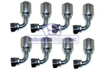 Hydraulic Crimp Fitting 1/2" Female Jic 90 X Hose Barb C292-8-8 8PK. Fixed Price $84.32.