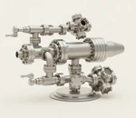 Huntington Varian Mdc Conflat Uhv Multi-port Particle/ion Beam Manifold. Fixed Price $15525.00.