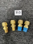(5) Swagelok Brass 3/8" Tube Od X 1/4" Mnpt Tubing Adapter B-600-1-4. Fixed Price $49.92.
