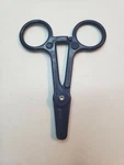 Navy Blue Dravon Plastic Occluding Tube Clamp (hemostat). Fixed Price $7.00.