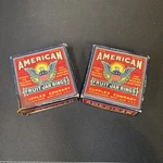 Vintage Boxes Of Cupples Co American Fruit Jar Rubber Rings Patriotic 24. Fixed Price $7.69.